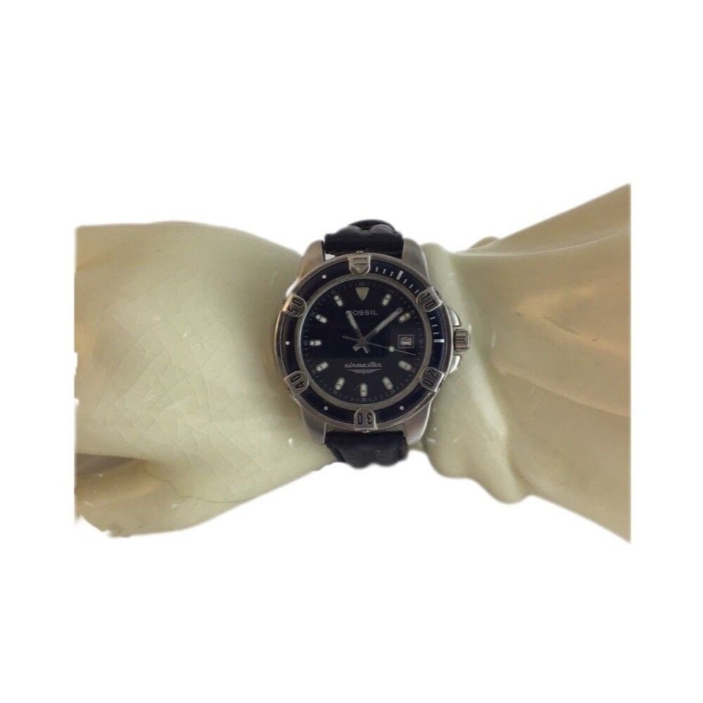 Men’s vintage Fossil AirMaster,stainless Steal Back Date